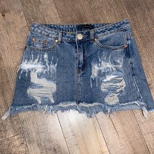 Denim skirt